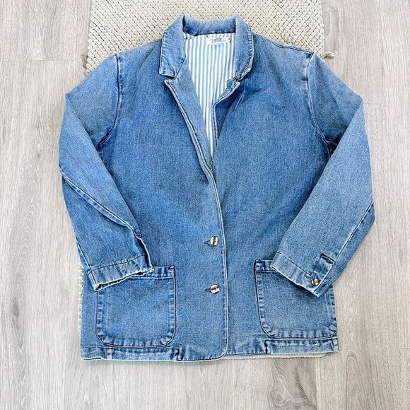 Vintage Talbots Women’s Denim Jacket - Picture 2 of 5